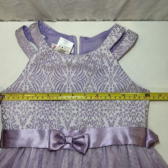 Jessica Ann Little Girls Dress Purple Size 6 - Picture 5 of 5
